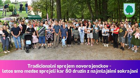 Sprejem novorojenčkov 2026